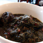 イラン・アラブ料理 アラジン - イランの家庭料理。ゴルメサブジは酸味がある青臭いシチュー