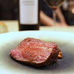 北野坂 木下 - 北海道和牛フィレ肉 レアステーキ