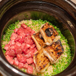 USHIGORO S. - ヒレとのどぐろの土鍋ご飯