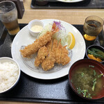 かつ元 - 三品盛定食　1,650円