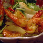 ミー・グェー - 海老とレモングラスの炒め物