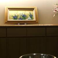 お座敷 天婦良 あやめ - 店名どおりアヤメの絵が・・・