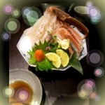 越前蟹の坊 - カニ刺♡