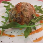 トラットリア 29 - 【‘13.3月のイベント】「お肉屋さんのミートボール」：肉の上質な旨みで焼き上げた
      ケーキのよう
      ！