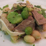 トラットリア 29 - 【‘13.3月のイベント】「春の色々お豆と豚耳と豚舌のサラダ」：デリケートな食感の豚耳と豚舌のトキメキサラダ♪