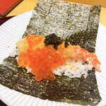 天冨良 麻布よこ田 - 豪華すぎて凄いことになってますが、車海老、キャビア、からすみ、イクラ！