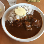 フルーツ工房 えふ - カレー、自分はこれにしました。普通に美味しいです。