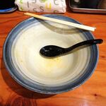 自家製さぬきうどんと肉 新橋甚三 - 肉たまぶっかけＲＥＤ（特大３玉）900円