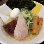 塩生姜らー麺専門店 MANNISH - 冷たいマグロの塩らー麺