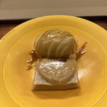 赤坂 菊乃井 - 昼懐石１５７３０円。黒蜜アイスクリーム ピーナッツ豆腐。それぞれはそれなりの美味しさですが、合わせていただくと、とても美味しくなります（╹◡╹）