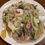 博多もつ鍋 もつ喜 新宿ワシントンホテル - 皿うどん