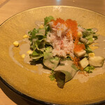 Teppanyaki Matenrou - カニのサラダ
