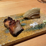 鮨 さかい - たこ、あわび