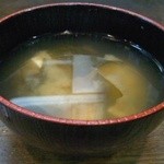 圓 - セットの味噌汁