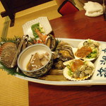 満潮 - 海賊焼き（9種盛り，二人前）