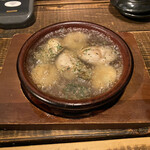 Jimotoya - 牡蠣とエビのアヒージョ