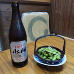 新よし - 瓶ビールとお通し