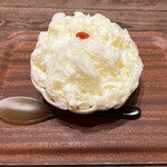 徳兵衛 - 杏仁氷、ランチにセットで付いているミニミニサイズ