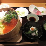 お料理なかき - ”かにわっぱ”￥１，１００