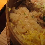 お料理なかき - かにわっぱのご飯ＵＰ