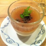 器楽亭 - 【初回訪問】お通し：玉ねぎのプリン