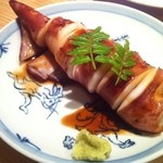 器楽亭 - 【初回訪問】子持ちヤリイカの印籠焼き