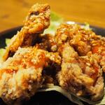 卓 - 特製だれのから揚げその３