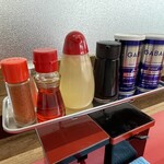 ラーメン もっけだの - 卓上アイテム