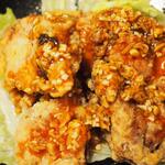 卓 - 特製だれのから揚げその２