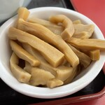 ラーメン もっけだの - アプリスクラッチC賞のメンマ