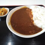 ほっぽろ - もつ煮込みカレー（750円）後から辛さがやってきます