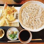 Teuchi Soba Raku An - 天ざるそば(冷)