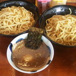 咲楽 - ドロ系つけ麺・・・大盛×３（麺計750g）