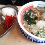 タロー軒 - ラーメン＋半カレーセット 800円（ '13.04）
