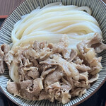 丸池製麺所 - 肉ぶっかけ（つめたい）（大）