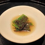 薪鳥新神戸 - 万願寺とうがらし 揚げ浸し