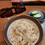 手打ちそば 庄八 - かやくご飯