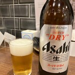 Sakaba Sutando Nyu-Tsurumatsu - 瓶ビール大アサヒ