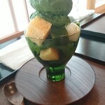Salon de Muge ishigaki - 濃い抹茶パフェ