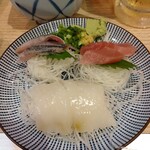 立呑み晩杯屋  - 刺身三点盛
