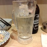 立呑み晩杯屋  - 中、嬉しい量です