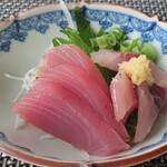 江之浦　地魚刺身二点