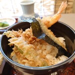 そば処やまみち - 小天丼 2022年8月