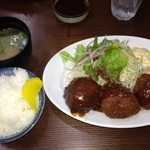 洋食の朝日 - クリームコロッケ定食♡900円