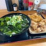 こだわり八輻 - 天ぷらはとり天とゲソ天