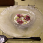 モノリス - ❺メロン、オマールブルー、生ハム、リコッタチーズ