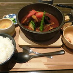 Meshiya Osakeno Takumi - 石焼ビーフシチュー（定食）