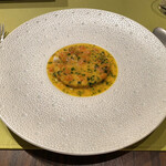 モノリス - ❼スズキ、サフラン、ソースマリニエール