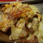 北海道料理ユック - ほろ酔いセットの豚肉十勝ピリ辛焼き