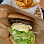 GHOST BURGER さんさき坂本店 - ゴーストバーガーコンボ（800円)